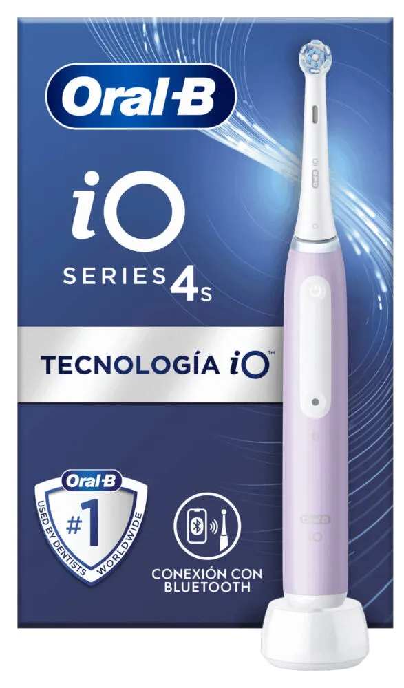 Oral-B iO 4S Yetişkin Titreşimli diş fırçası Lavanta Şarjlı Diş Fırçaları