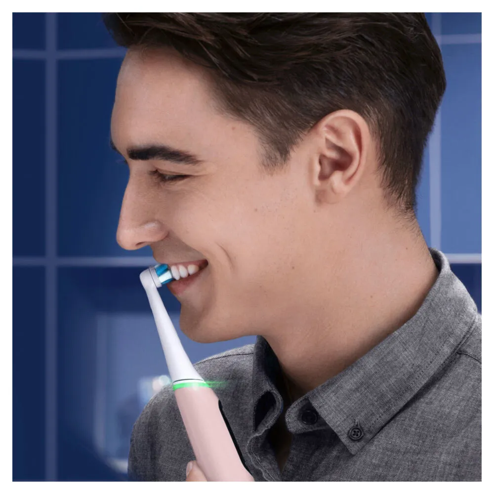 Oral-B iO 6S Yetişkin Titreşimli diş fırçası Pembe, Beyaz Thumbnail 3