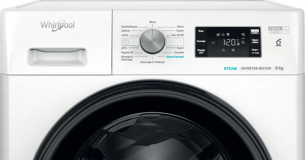 Whirlpool FFBP 8489 BV FR 859991680780 8 kg 1400 Devir Çamaşır Makinesi Thumbnail 7