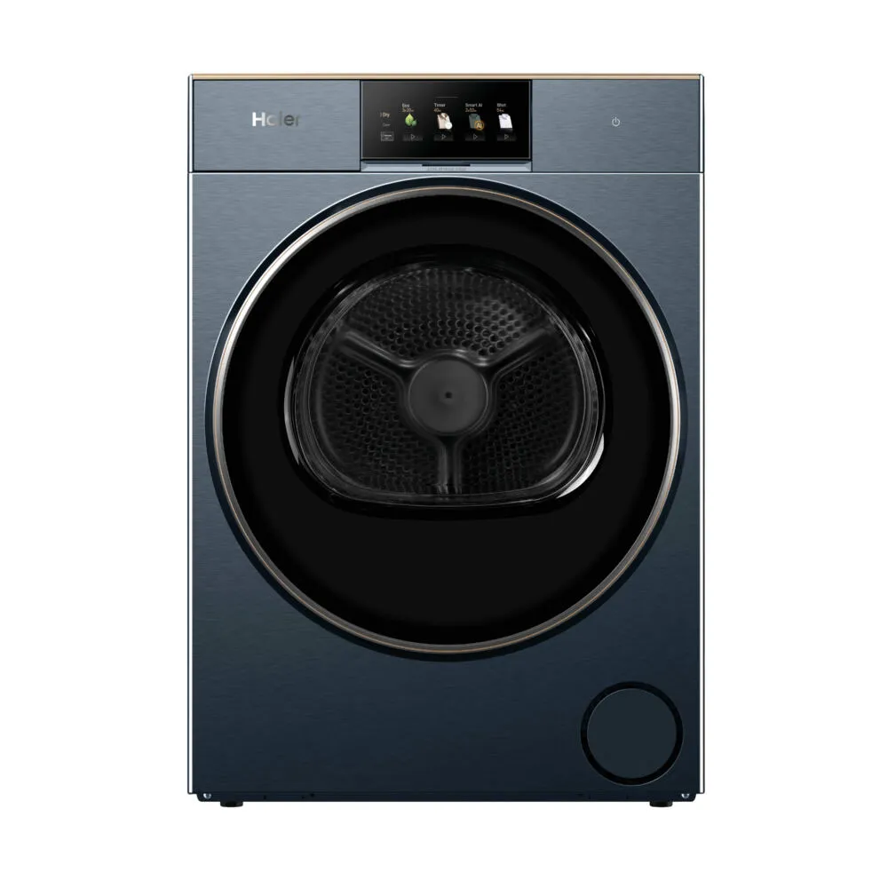 Haier HD90-BQL8GNU1 kurutucu Solo Önden yüklemeli 9 kg Mavi Kurutma Makinesi