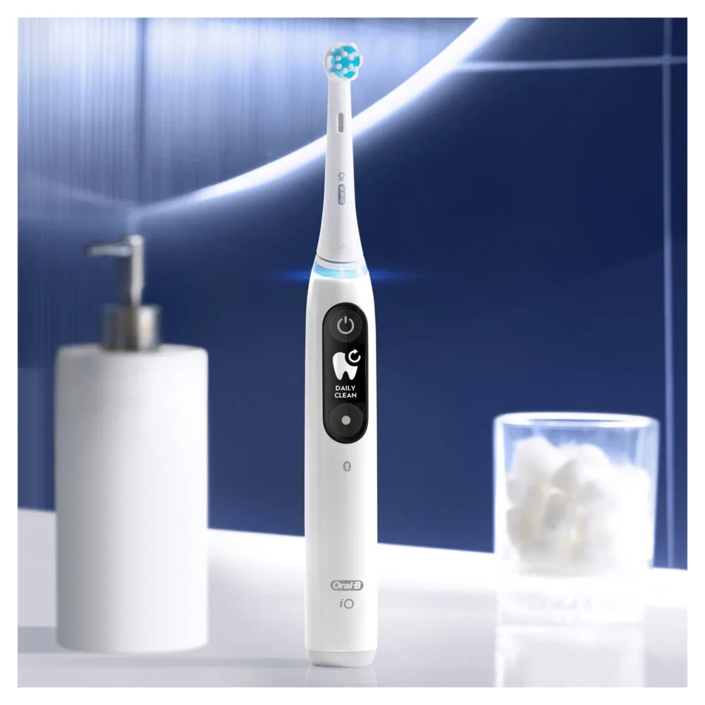 Oral-B iO 6 Yetişkin Titreşimli diş fırçası Beyaz Thumbnail 3
