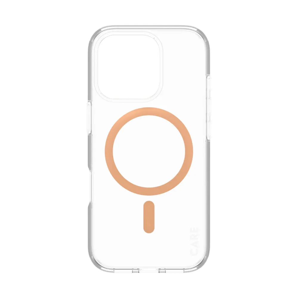 PanzerGlass CARE™ by PanzerGlass® Urban Combat Case Transparent w. Peachy MagSafe iPhone 16 Pro 1374 Thumbnail 5