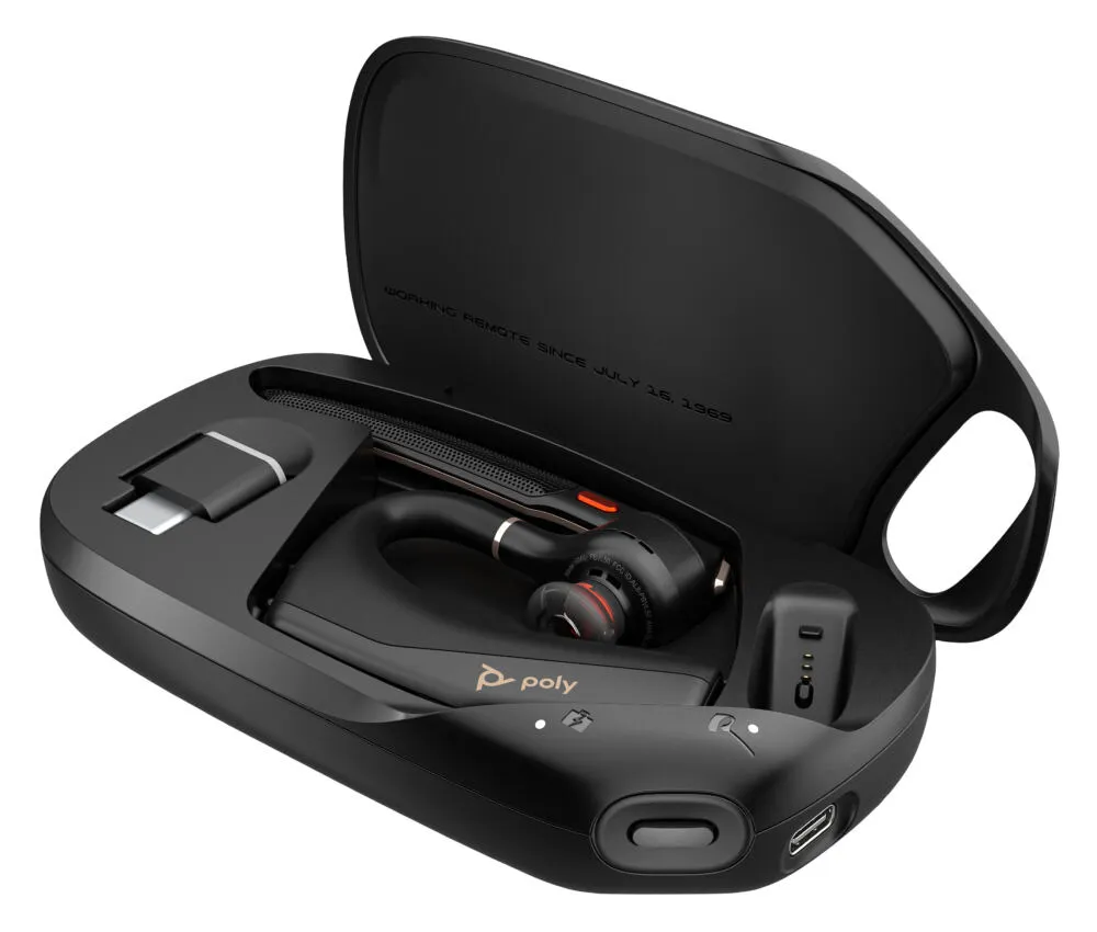 HP Poly Voyager Legend 50 Headset UC Kulaklık Kablosuz askılı küpe Business/Everyday Bluetooth Siyah Thumbnail 3