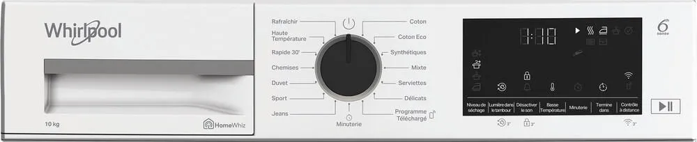 Whirlpool C WD 103M WBS FR kurutucu Solo Önden yüklemeli 10 kg Beyaz Thumbnail 5