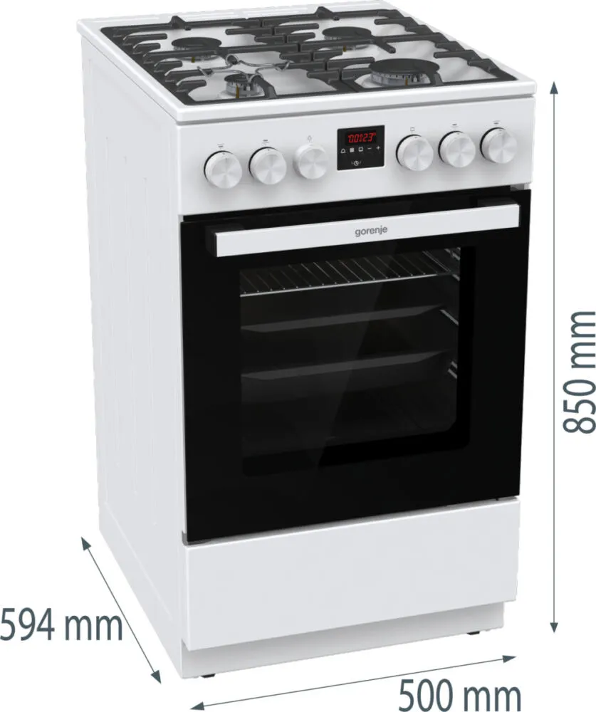 Gorenje GGI5C21WF-B Bağımsız ocak Gaz Beyaz Thumbnail 7