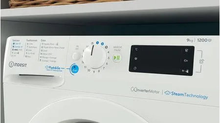 Indesit BWE 91296X WV FR 9 kg 1151 Devir Çamaşır Makinesi Thumbnail 4