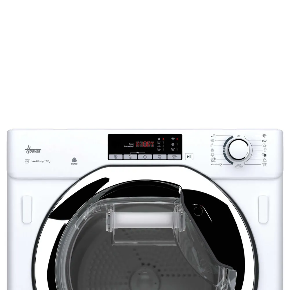 Hoover BHTD H7A2TCE-S 31900557 7 kg Isı Pompalı Ankastre Kurutma Makinesi Thumbnail 3