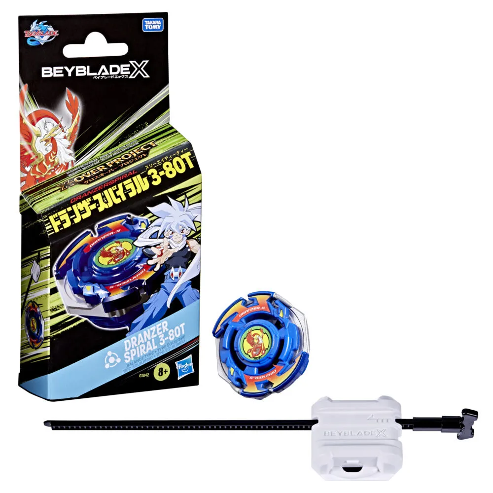 Beyblade X X-Over Project Dranzer Spiral 3-80T Başlangıç Paketi Seti Thumbnail 2