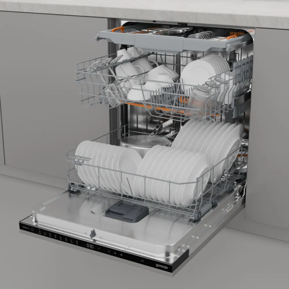 Gorenje GV663D65 745224 16 Kişilik 8 Programlı Ankastre Bulaşık Makinesi Thumbnail 4