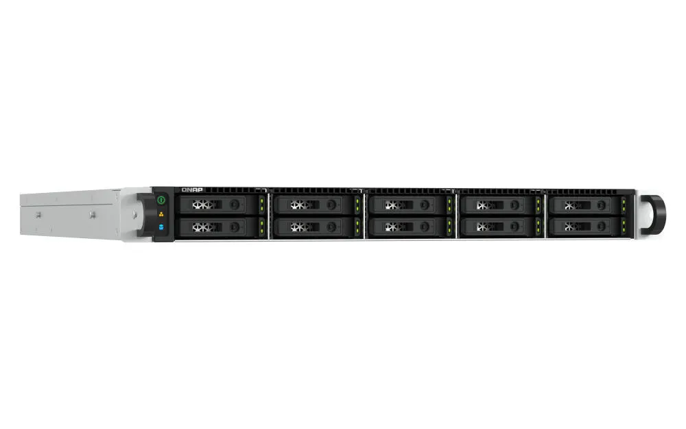 QNAP TS-h1077AFU-R7-32G NAS Yatay (1U) AMD Ryzen™ 7 32 GB DDR5 0 TB QNAP QTS Siyah, Gri Thumbnail 3