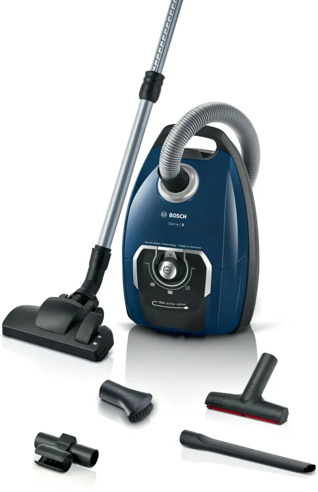 Bosch Serie 8 BGL8XPERF elektrik süpürgesi 5 l Silindir vakum Kuru 700 W Toz torbası Elektrikli Süpürge