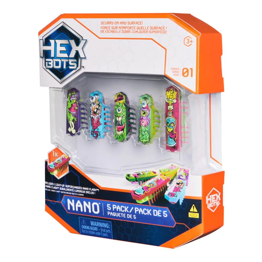 Spin Master HEX NNO Flash Nano 5Pk Mixed Rfrsh GML 6071520 Thumbnail 14