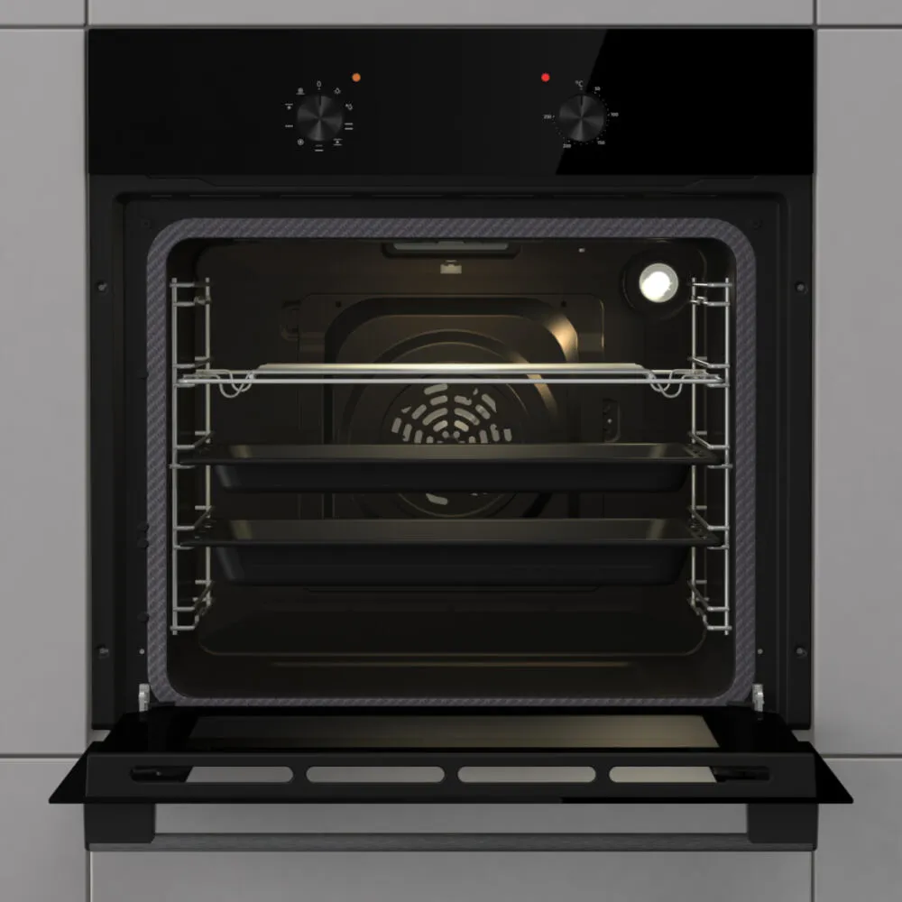 Gorenje BO6717E03ABG 73 l Siyah Thumbnail 1