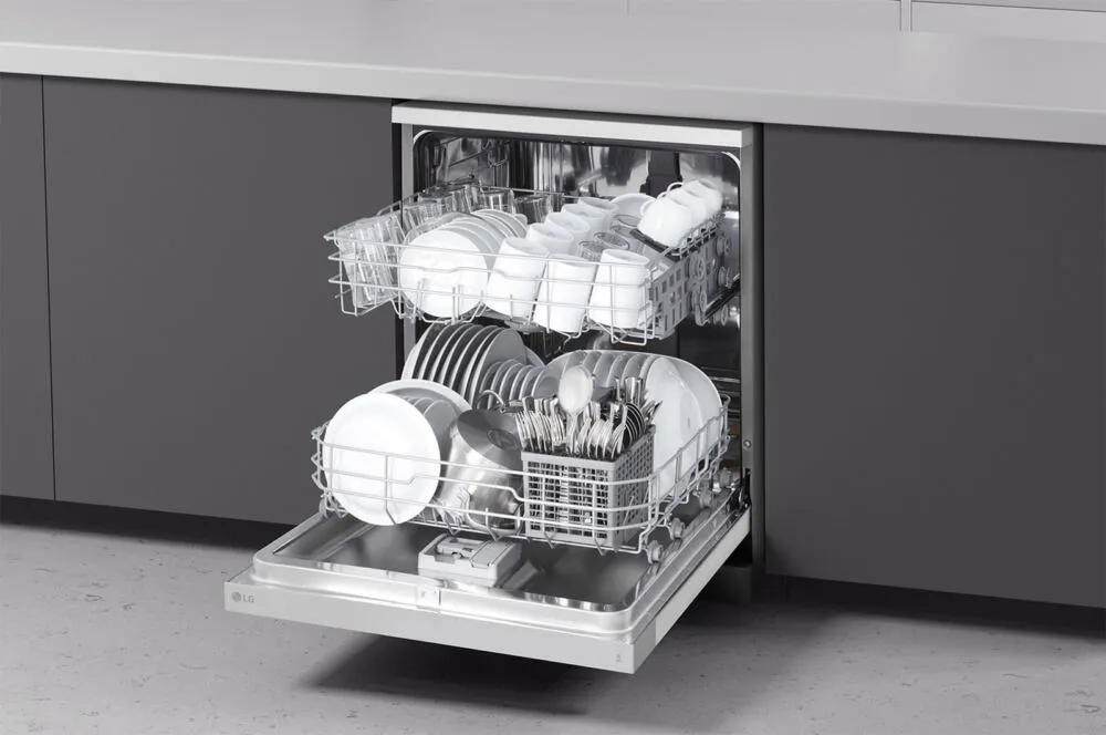 LG DFC612FVE Bulaşık Makinesi | QuadWash™ | Yapay Zeka Destekli DFC612FVE.APYPLTK Thumbnail 7