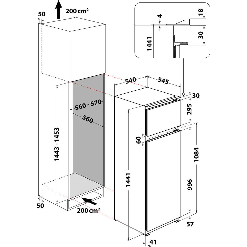 Hotpoint BDFS 2422 859991669420 218 Litre Buzdolabı Thumbnail 8