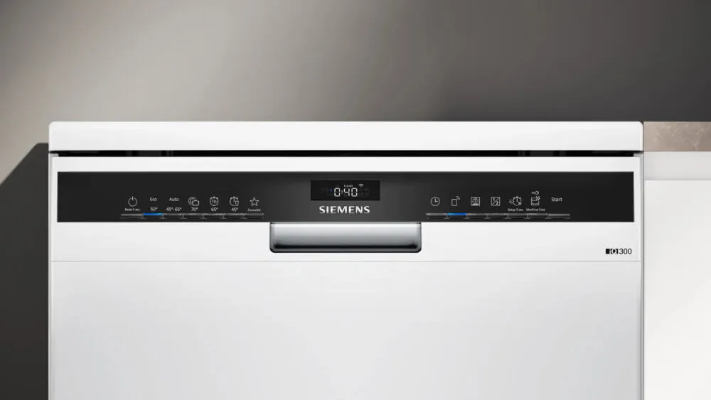 Siemens iQ300 SN23EW03MF bulaşık makinesi Solo 14 kişilik Thumbnail 2