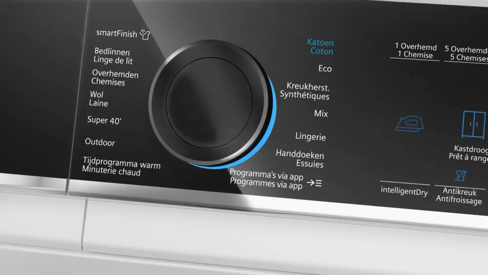 Siemens iQ700 WR47B2C5FG kurutucu Solo Önden yüklemeli 9 kg Beyaz Thumbnail 2
