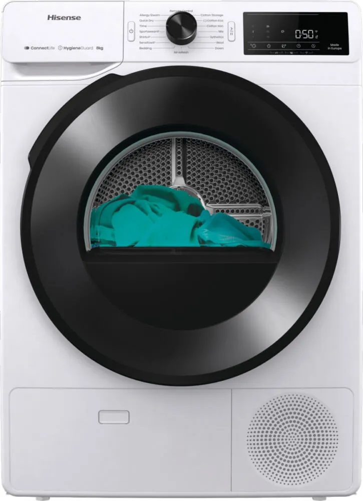 Hisense HDHEP82A 744609 8 kg Isı Pompalı Kurutma Makinesi Thumbnail 8