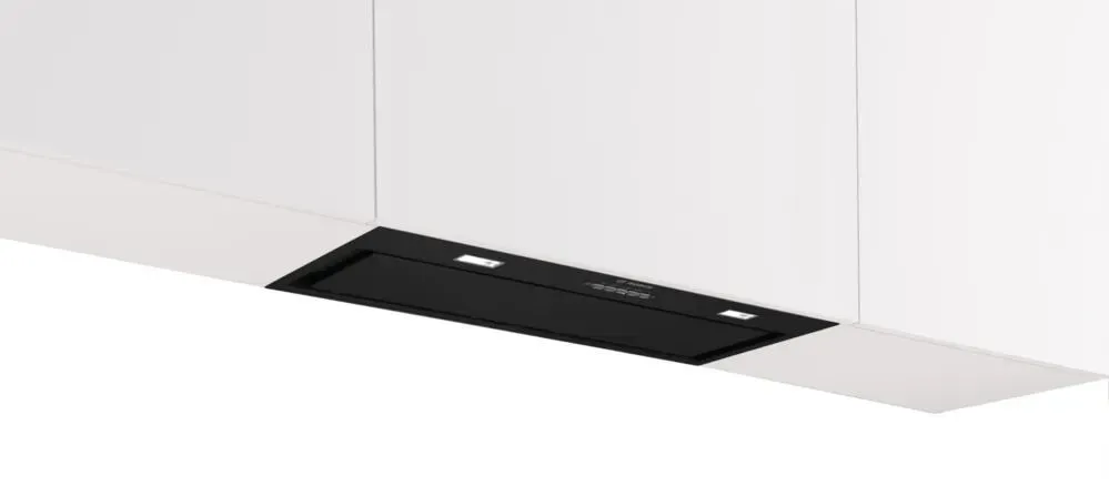 Bosch Serie 8 DLN78PC60 ocak bacası Gömme Siyah 590 m³/Saat Davlumbaz ve Aspiratö