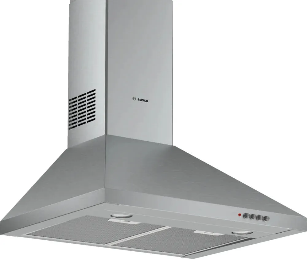 Bosch Serie 2 DWP64CC50M ocak bacası Duvara monteli Paslanmaz çelik 380 m³/Saat Davlumbaz ve Aspiratö