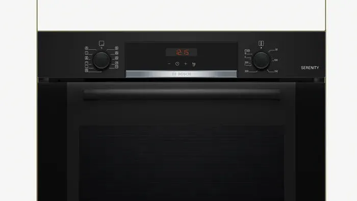 Bosch Serie 4 HBA374BB1 fırın 71 l 3600 W Siyah Thumbnail 1