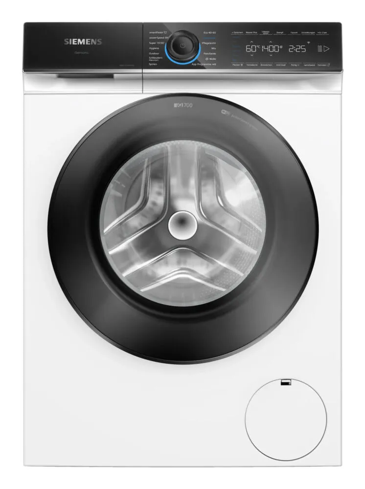 Siemens iQ700 WG44B2071 çamaşır makinesi Önden yüklemeli 9 kg 1400 RPM Beyaz Çamaşır Makineleri