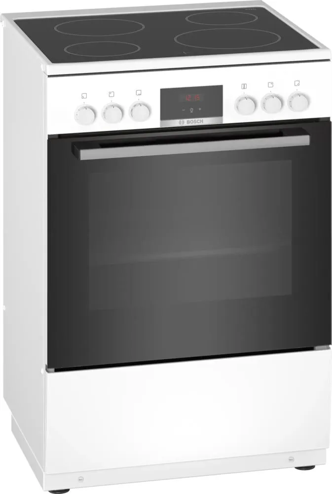 Bosch Serie 4 HKN31A020U Ocaklı fırın Bağımsız ocak Elektrik Seramik Beyaz
