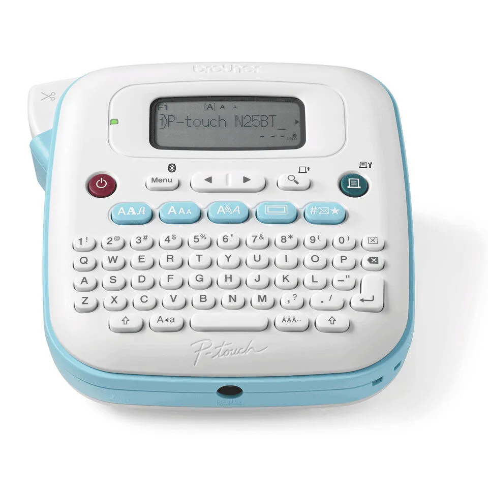 Brother PT-N25BT etiket yazıcı Termal transfer Renk 180 x 180 DPI 12 mm/saniye Kablosuz Bluetooth Barkod Yazıcı