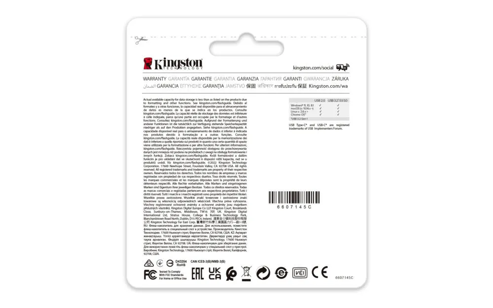 Kingston Technology DataTraveler 80 M DT80M/128GB 128 GB Type-C USB 3.2 200 MB/s Flash Bellek Thumbnail 11