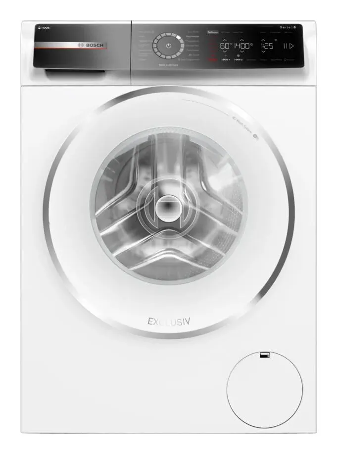 Bosch Serie 8 WGB244A90 çamaşır makinesi Önden yüklemeli 9 kg 1257 RPM Beyaz Çamaşır Makineleri