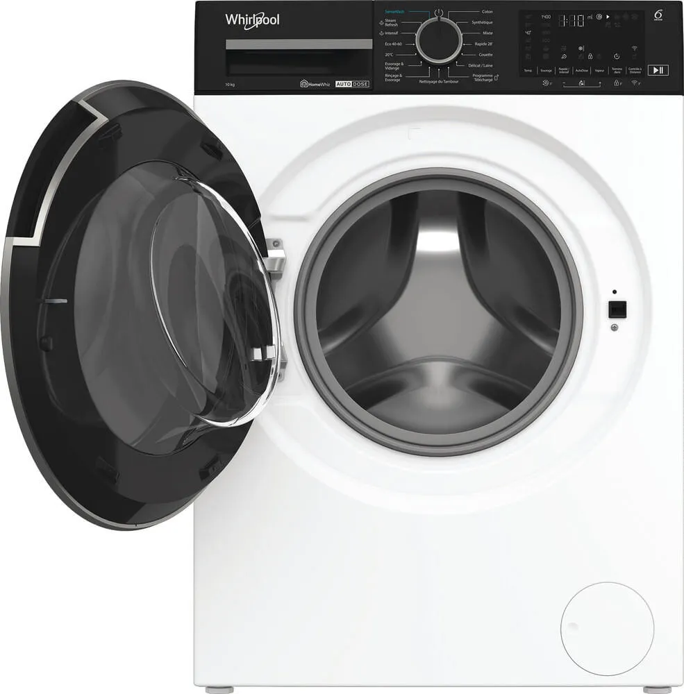 Whirlpool WPM 07W ADS FR çamaşır makinesi Önden yüklemeli 10 kg 1400 RPM Beyaz Thumbnail 2