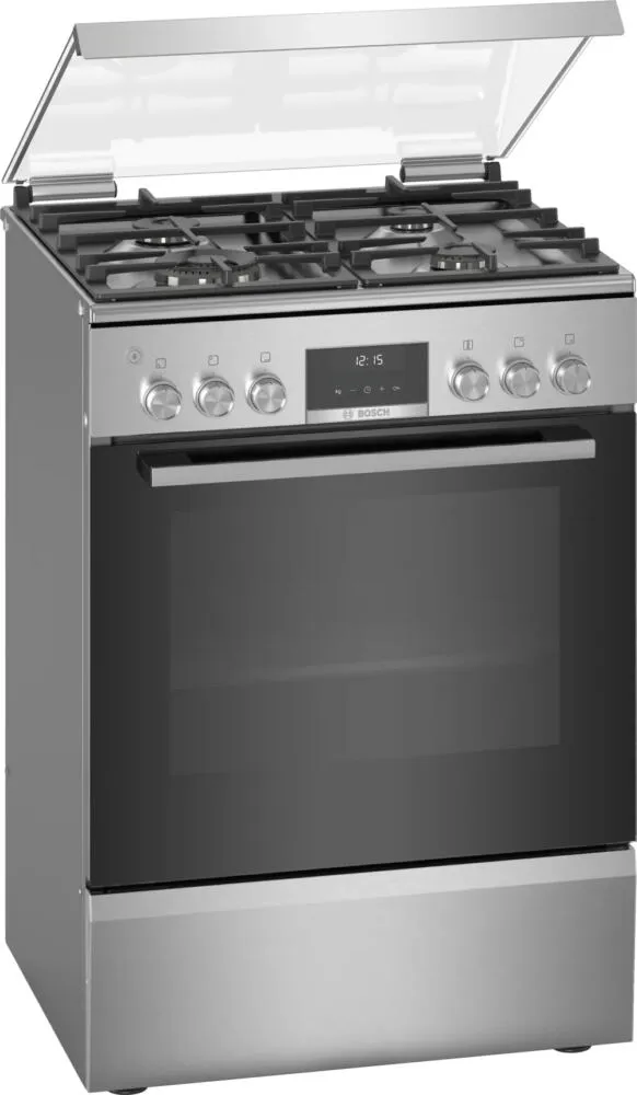 Bosch Serie 6 HXS59II51N Ocaklı fırın Bağımsız ocak Elektrik Gaz Paslanmaz çelik