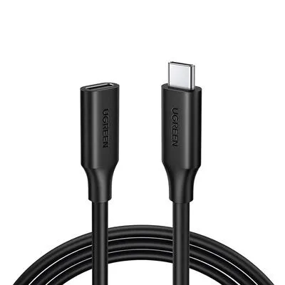 Ugreen 10387 USB kablo USB 3.2 Gen 2 (3.1 Gen 2) 1 m USB C Siyah USB Cihaz