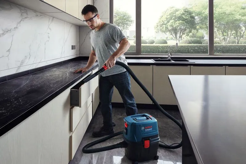 Bosch GAS 15 PS Professional 15 l Silindir vakum Kuru 1100 W Toz torbası Thumbnail 2