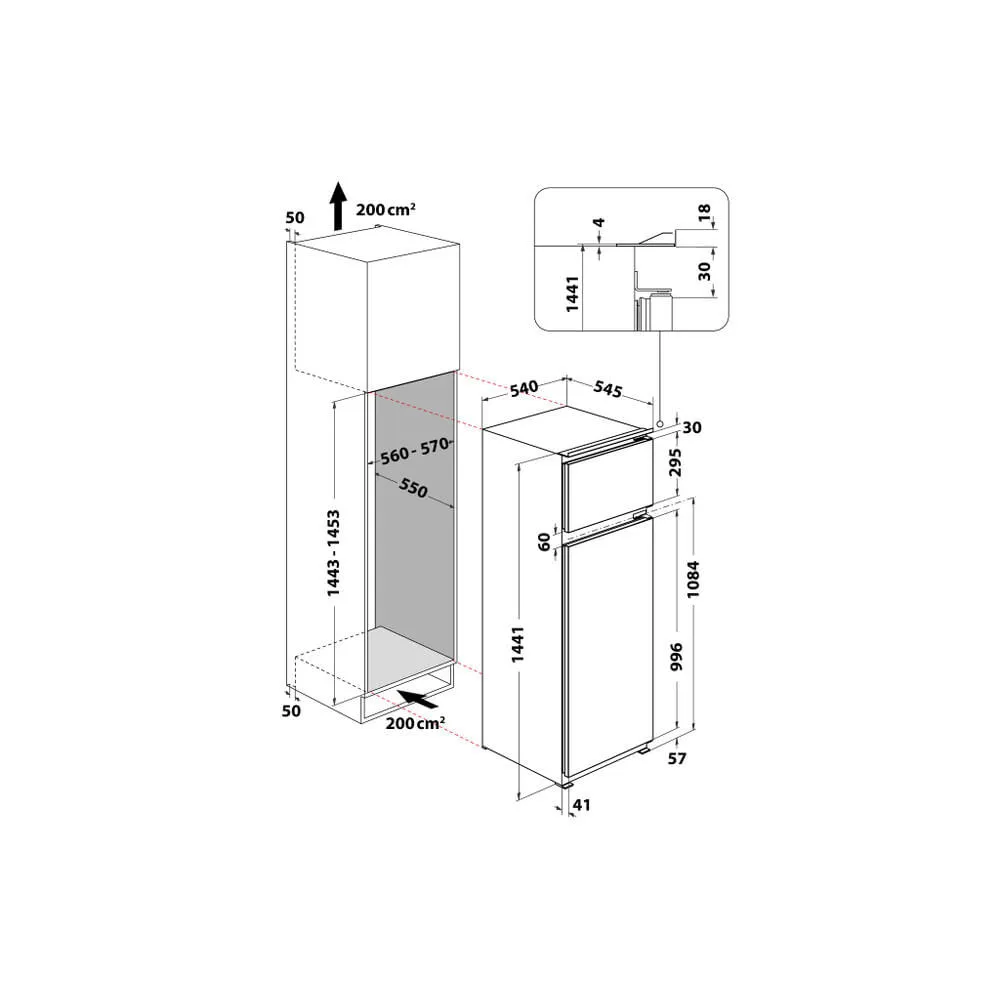 Whirlpool ART 3801 218 Litre 859991605260 Buzdolabı Thumbnail 6