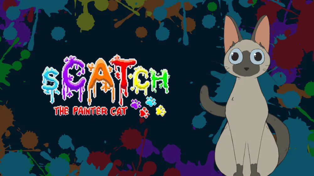 Nintendo sCATch: The Painter Cat İngilizce, Portekizce Nintendo Switch Oyun