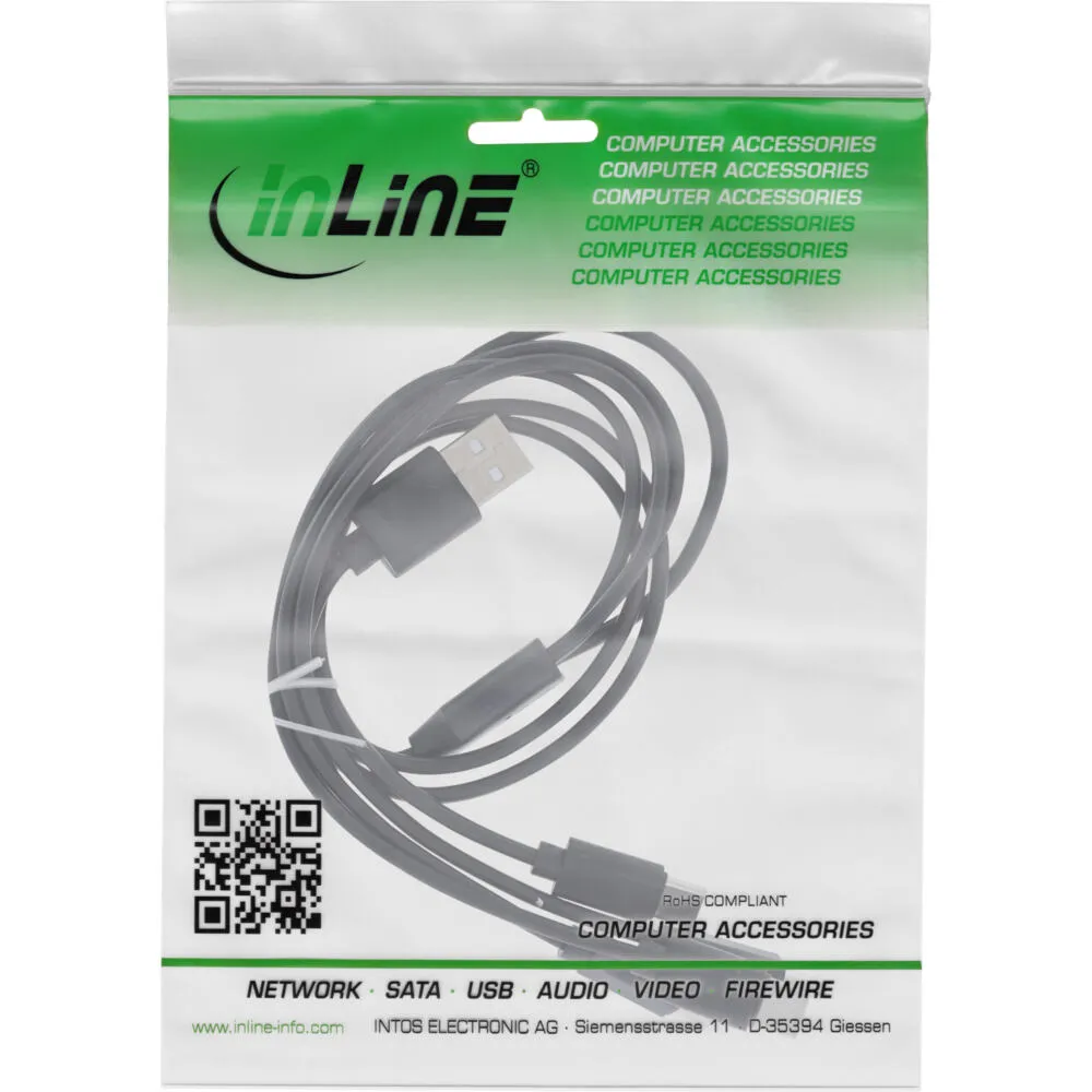 InLine 35141 USB A to 4 x USB-C (1 m) USB Kablosu Thumbnail 3