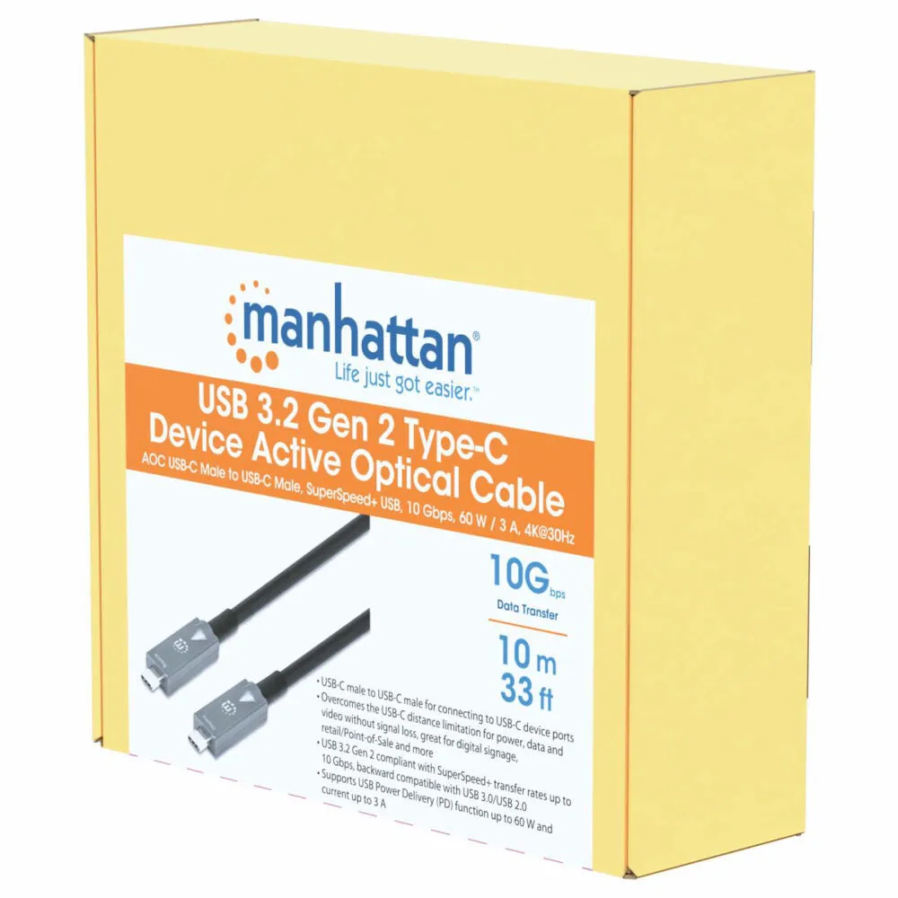 Manhattan 356428 USB C to USB C (10 m) USB Kablosu Thumbnail 9