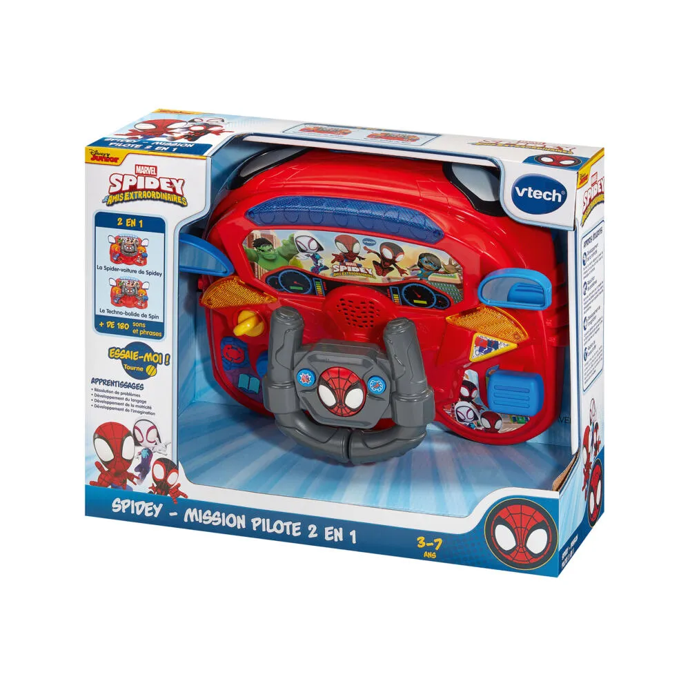 VTech Jouets Educatifs Licence SPIDEY - MISSION PILOTE 2 EN 1 80-580605 Thumbnail 5