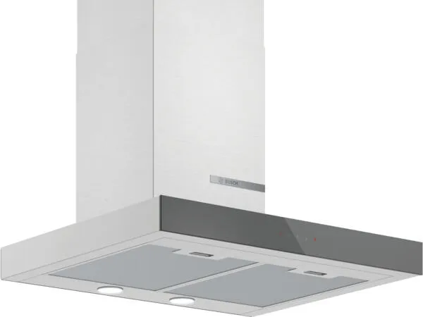 Bosch Serie 4 DWB67BK60T ocak bacası Duvara monteli Siyah 582 m³/Saat Davlumbaz ve Aspiratö