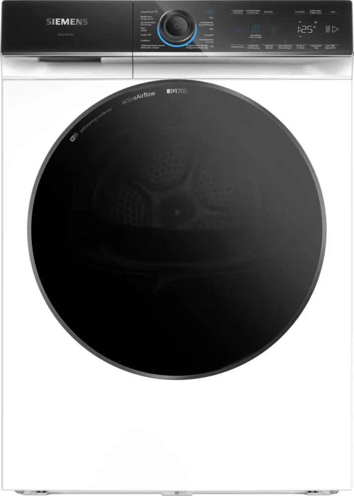 Siemens iQ700 WR47B2C5FG kurutucu Solo Önden yüklemeli 9 kg Beyaz Kurutma Makinesi