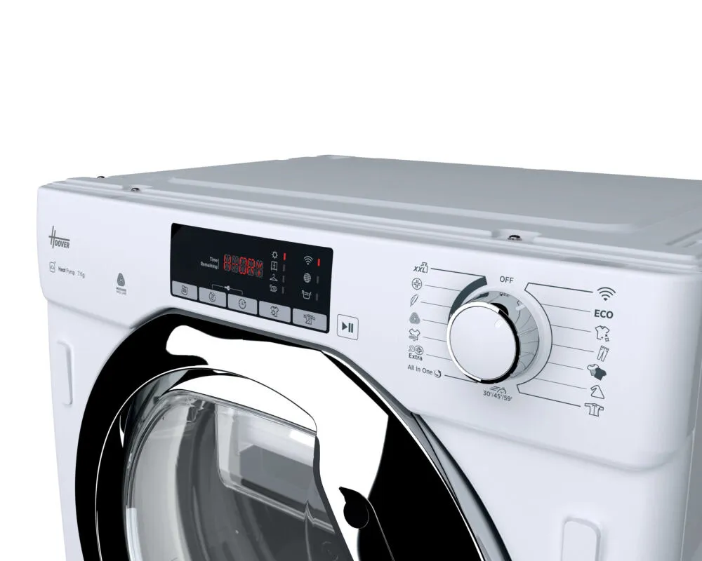 Hoover BHTD H7A2TCE-S 31900557 7 kg Isı Pompalı Ankastre Kurutma Makinesi Thumbnail 5