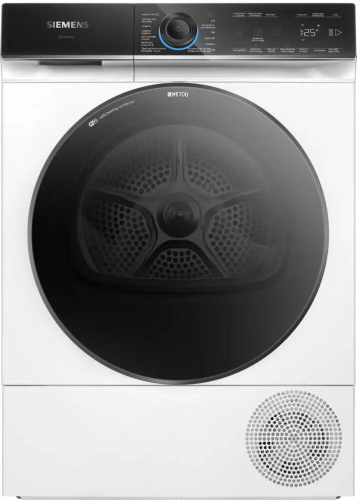 Siemens iQ700 WQ46B2CWFG kurutucu Solo Önden yüklemeli 9 kg Beyaz Kurutma Makinesi