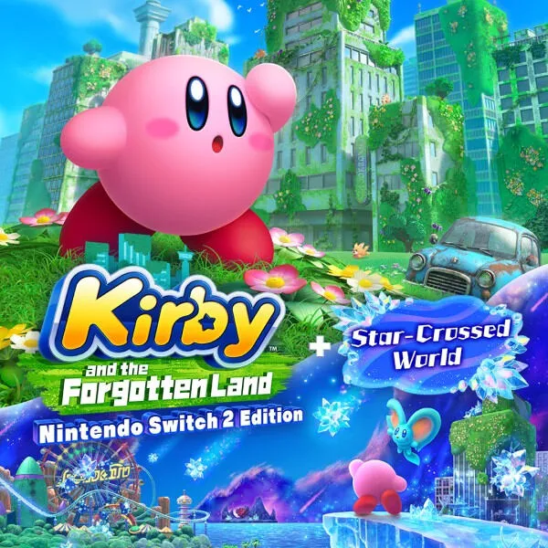 Nintendo Kirby and the Forgotten Land - Nintendo Switch 2 Edition + Star-Crossed World (Switch 2) 10016264 Thumbnail 1