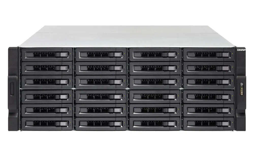 QNAP TS-EC2480U-RP NAS Yatay (4U) Intel® Xeon® E3 V3 İşlemci Ailesi E3-1200V3 4 GB DDR3 144 TB HDD QNAP QTS Alüminyum, Siyah