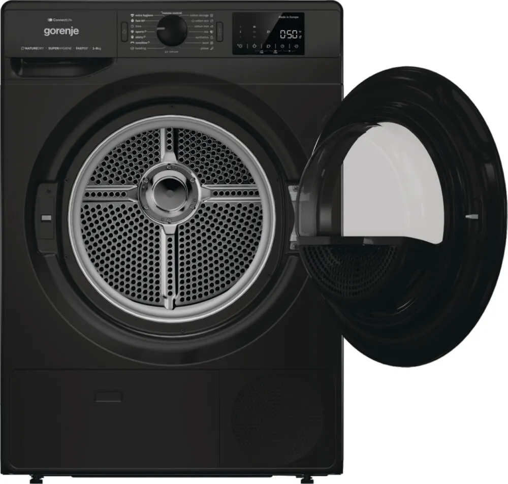 Gorenje DPNE82GNLWIFI/B 744493 8 kg Isı Pompalı Kurutma Makinesi Thumbnail 3