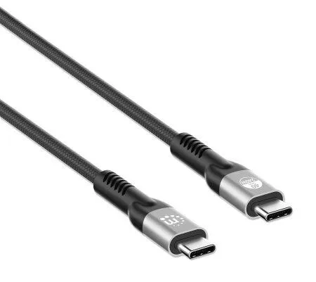 Manhattan 356374 USB C to USB C (1 m) USB Kablosu Thumbnail 2