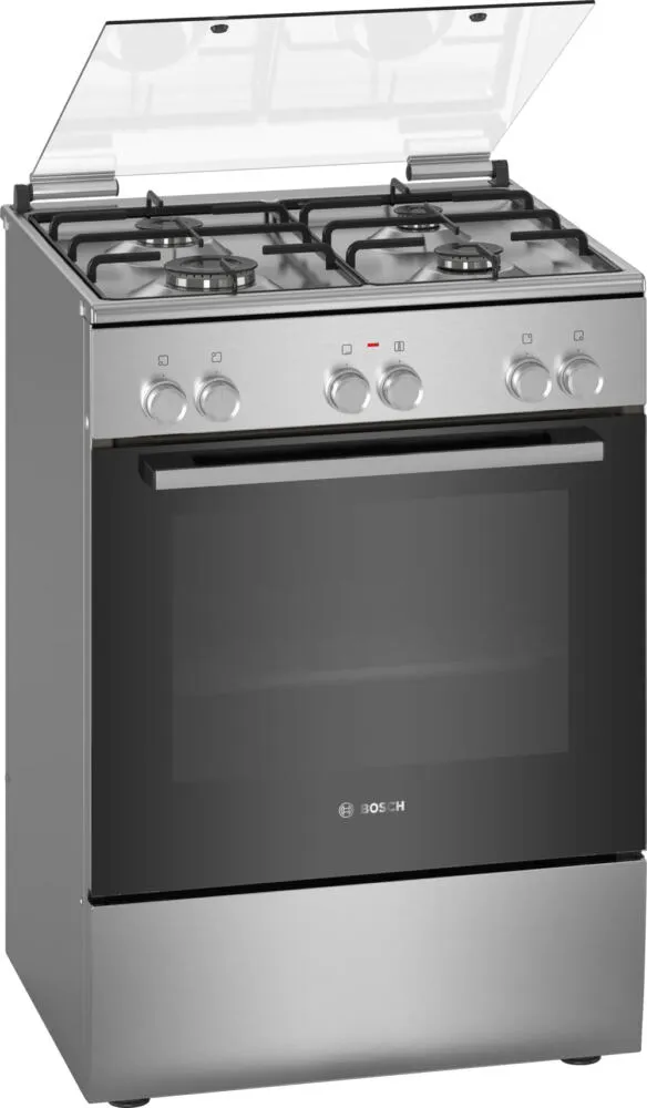 Bosch Serie 2 HXA090D50N Ocaklı fırın Bağımsız ocak Elektrik Gaz Paslanmaz çelik