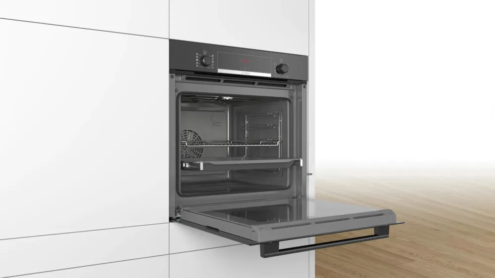 Bosch Serie 4 HRA534EB0 fırın 71 l 3400 W Siyah Thumbnail 3
