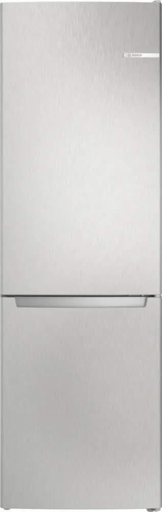 Bosch Serie 2 KGN36NLEA donduruculu buz dolabı Solo 305 l Paslanmaz çelik Buzdolabı